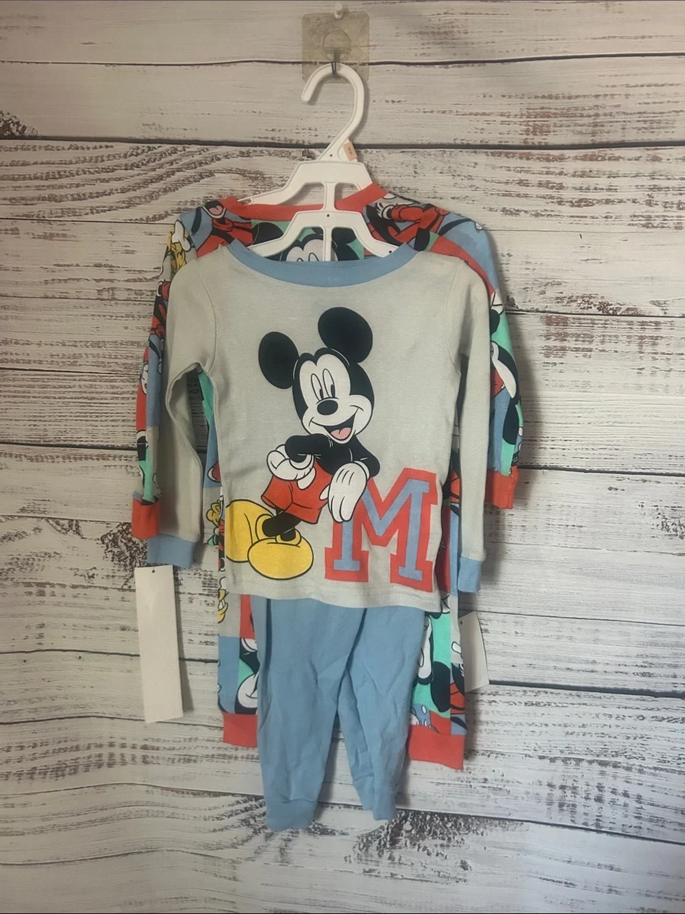 NWT set of 2 Disney Mickey Mouse Pajama Sets size 2t